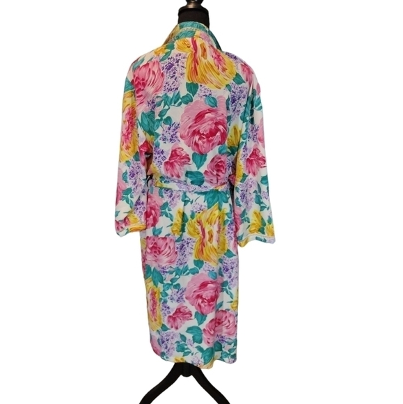VINTAGE Sarah Spencer Floral Robe - Picture 3 of 5